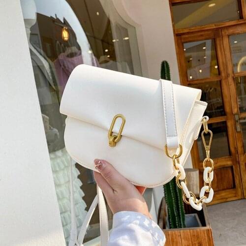 2021 Luxury Brand Flap Crossbody Womens Fashion Small Messenger Bags Lady Shouder Tote Bag Females Retro Semicircle Handbag