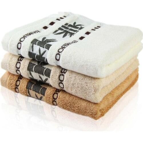 3PCS/Lot Bamboo Hand Towel Natural baby towel Hair drying soft Absorbent bathroom Towel 3 colors Size 13x30 Inch