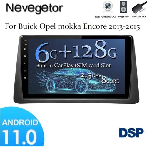 For Opel Vauxhall Mokka 2012-2016 For Buick Encore 2013-2019 Car Multimedia Player WIFI 4G Camera BT Carplay 2 Din Radio No DVD