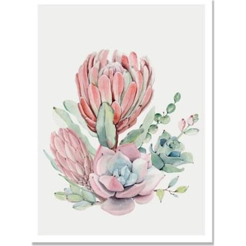 Flower Scenery DIY Cross Stitch Embroidery 11CT Kits Craft Needlework Set Cotton Thread Printed Canvas Home Decoration Room