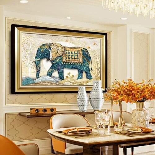 European diamond painting Accessories Elephant Picture pintura Diamond Cross Stitch Diamond Mosaic Embroidery Home Decor Gift