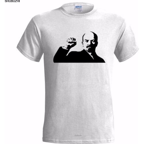 LENIN FIST MENS T SHIRT SOCIALIST COMMUNIST COMMUNISM RUSSIA SOVIET UNION Cool Casual pride t shirt men Unisex shubuzhi sbz8332