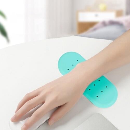 Soft Silicone Mouse Wrist Rest Pad Hand Pillow Cushion, Keyboard Wrist Support, Ergonomic Wrist Rest Pad, Easy To Clean