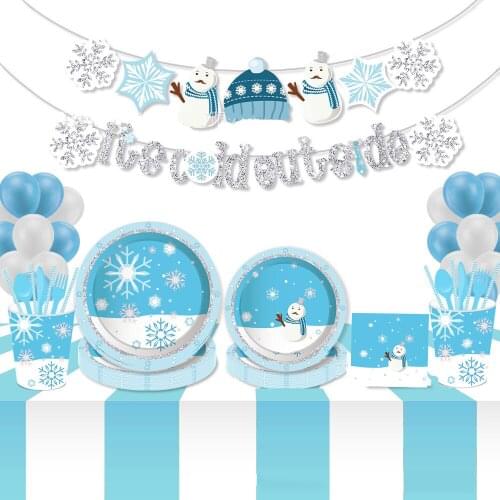 44pcs Christmas Party Disposable Tableware Cartoon Plate Cup Napkins for Kids Birthday Party Wedding New Year Decor Supplies