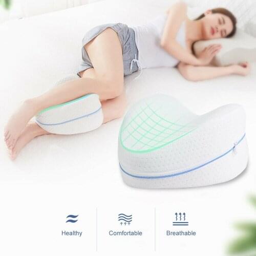 New Memory Leg Pillow Sleeping Orthopedic Sciatica Back Hip Joint Pain Relief Thigh Pad Cushion Home Foam