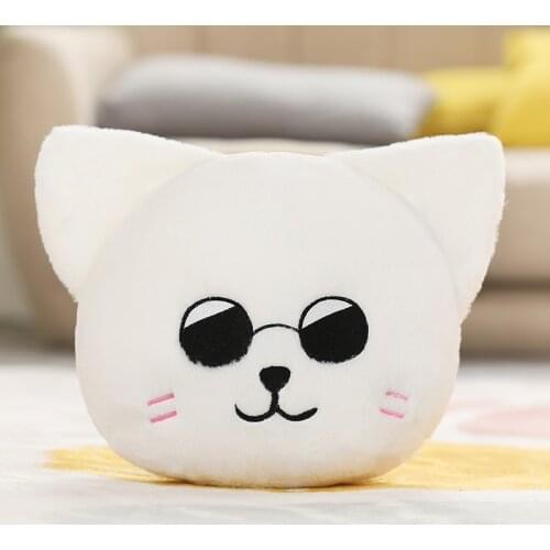 25/35CM Creative Animation Peripheral Plush Toys White Bear Gojo Satoru Pillow Doll Sleeping Pillow Home Bed Decoration Gift