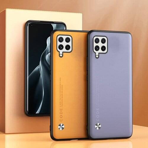 Luxury Leather Phone Case For Samsung Galaxy A52 A72 A51 A71 A12 A22 A32 A42 Matte Cover Case For Samsung M21 M30S M12 M32 Coque