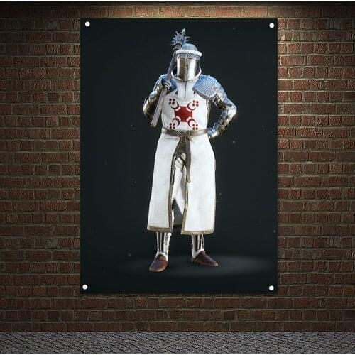 Knight Templar Flag Polyester Banner Cross Legion Crusade Painting Tapestry Hang on the wall 4 grommets Custom Flag Wall Decor 7