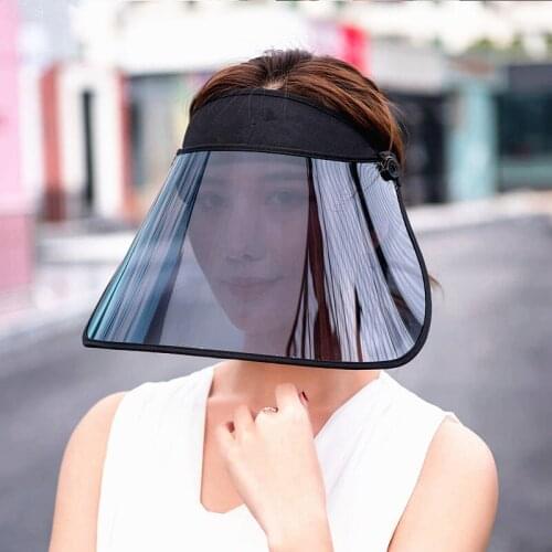 Summer Sun Protection Ultraviolet Polarized Sun Visor Hats For Women Outdoor Travel Fishing Biking Cover Face Sun Hat Female Cap