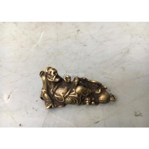 Old bronze copper carvings exorcise evil spirits Zhong Kui