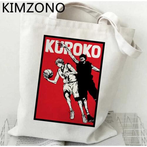 Kuroko No Basket shopping bag handbag tote canvas eco recycle bag bolso bag tote net string boodschappentas sac tissu