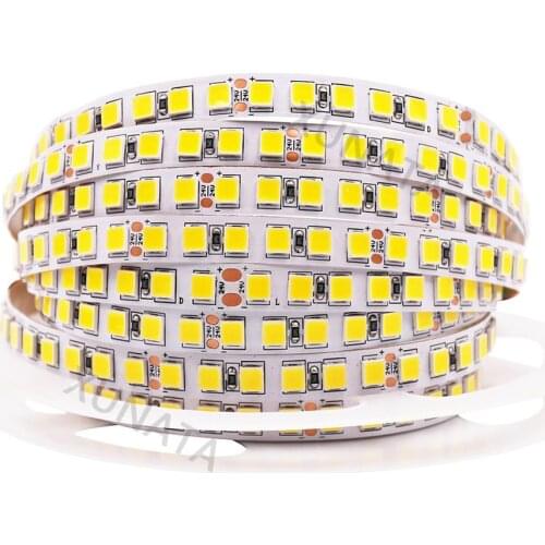 DC 24V LED Strip Light 5054 2835 Flexible LED Tape 120LEDs/M Waterproof Led stripe 5M 600 LED Ribbon Warm white/White fita led