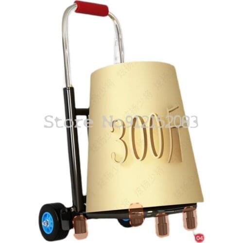 Trolley Folding Handling Household Trailer Pulling Goods Shopping Shopping Trolley Artifact Light Portable Luggage Small Pull Ca
