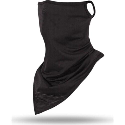 Ice silk triangle scarf HIP-HIP Bandana facial mask Ear hook shield Breathable Quick-drying Neck tube Gaiter cover
