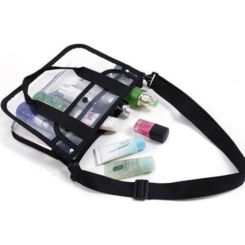 Pvc Waterproof Large Cosmetic Bag Women Handbag Beauty Case Travel Organizer Beach Toiletry Pouch Clear Makeup Bag Transparent