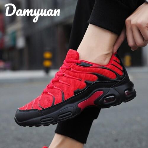 Damyuan 2020 Winter New Fashion Comfortable Air Cushion Men Sneakers Outdoor Walking Heightened Red Running Shoes Big Size 46