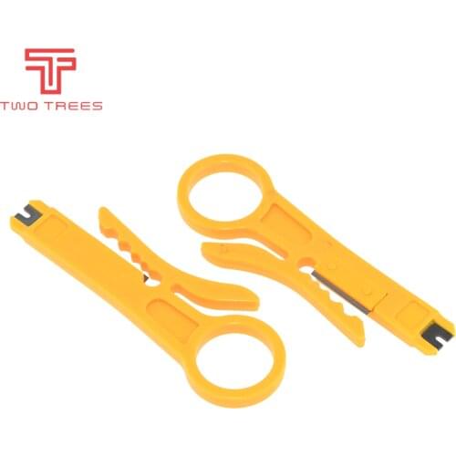 2pcs Mini Portable Stripper Knife Crimper Pliers Crimping Cable Stripping Wire Cutter Multi Tool Cut Line 3D Printer