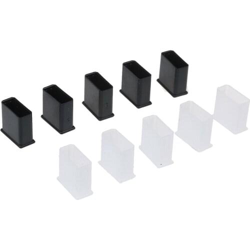 10pcs/lot Plastic USB Male Anti-dust Plug Stopper Cap Cover Protector Lids