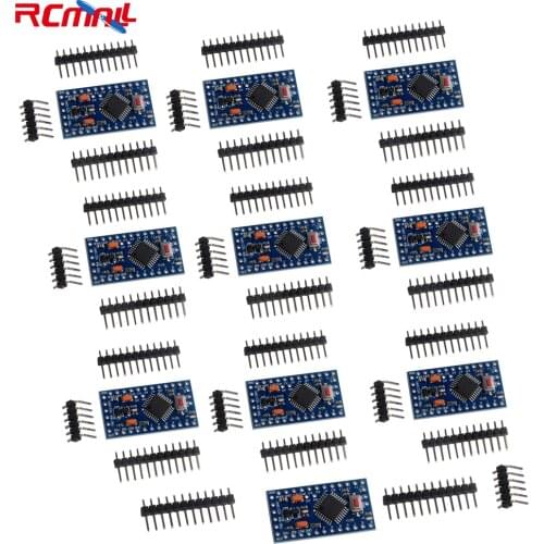 10Pcs Pro Mini Atmega328P 3.3V 8M 8Mhz Replace ATmega128 For Arduino Nano Leonardo RCmall FZ0104