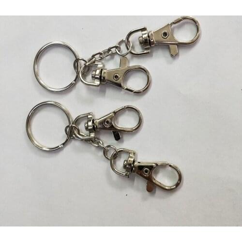 2pcs Key chain pendant, key ring plus 4 chains, gift buckle, affordable and versatile