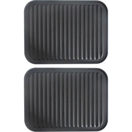 2 Pcs Silicone Trivets for Hot Pots and Pans-Multi-Purpose Versatile Mat-Heat Resistant Silicone Trivet