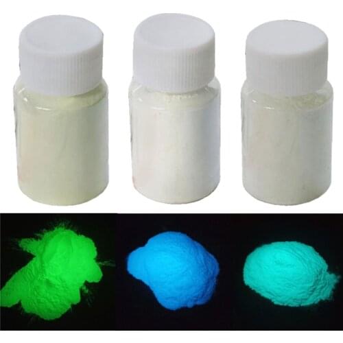 3 Colors Super Bright Luminous Epoxy Resin Pigment Glow in The Dark Colorant Body Art UV Body Paint Powder Pigment Set X4YA