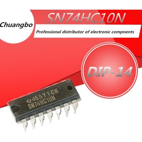 5pcs-10pcs SN74HC10N DIP-14 74HC10 DIP-14 HD74HC10P new spot