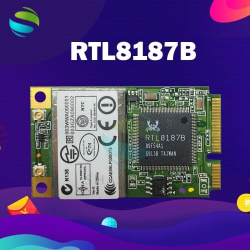Realtek RTL8187B RTL8187 54Mbps Mini PCI-express Wlan Wireless Card