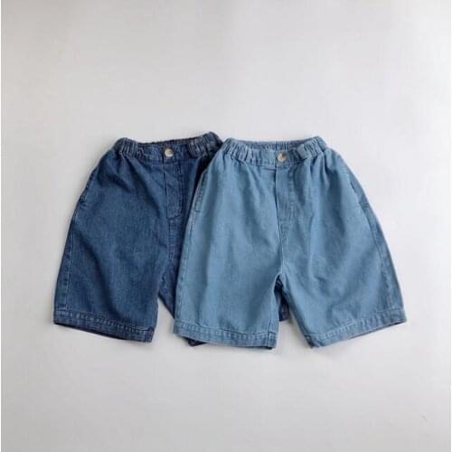 2020 new girls boys denim shorts summer fashion kids shorts 2-7 years HV323