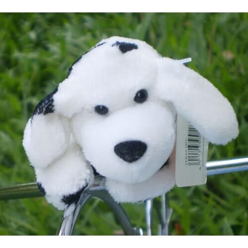 Classic white black dog toys Hot Sale cute Plush toys Fridge Magnet refrigerator Fridge Magnet stuffed animals