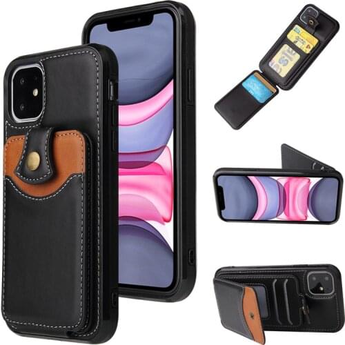 Classic Leather Flip Case For iPhone 12 11 Pro Max 6 7 8 Plus With Wallet Magnetic Cover For iPhone XR XS Max X Phone Etui Coque