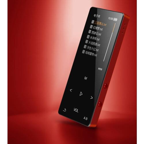 Metal Bluetooth 4.1 new MP3 player Bulit-in Speaker with FM radio/recording E-book Portable Slim Lossless Sound walkman