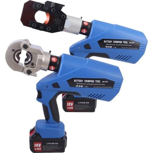 Crimping& Cutting Two In One Battery Hydraulic Cable Scissor and Crimping Tools Lugs 16-300mm2 and Dia 40mm Cable Cutter