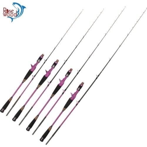 RoseWood Ultra Light Pure Carbon Slow Jigging Rod 30-60g Lure Saltwater Fishing Rods 1.35M 1.45M 1.55M 1.65M Baitcasting Model