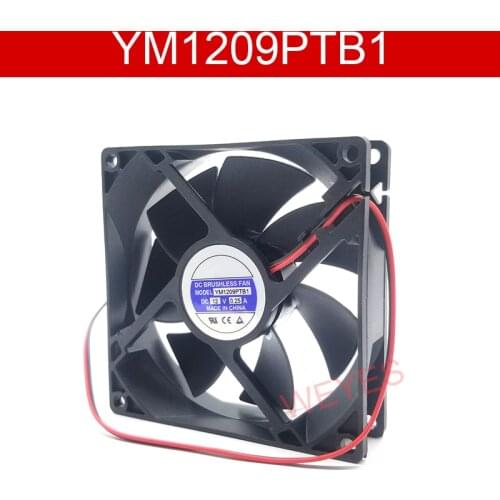 Genuine New For YM1209PTB1 DC 12V 0.25A 92x92x25mm 2-Wire Server Cooling Fan