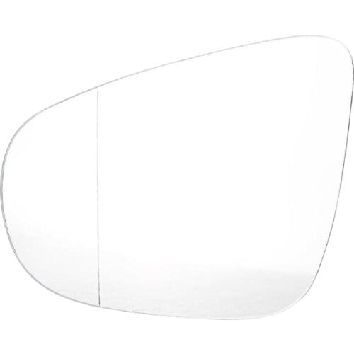 Right Driver Side Heated Wing Door Mirror Glass For Volvo C30 V50 C70 07-09