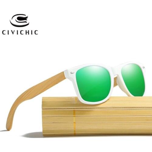 Chic Polarized Glasses Men Mirror Coating Driving Eyeglass Bamboo Sunglasses Women Wood Gafas De Sol Mujer Hipster Oculos KD021