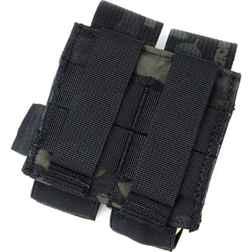 Tactical Airsoft TMC SS76 Double Gren Pouch Vest MOLLE Bag Pouch Combat Gear TMC2735 BK/CB/WG/RG