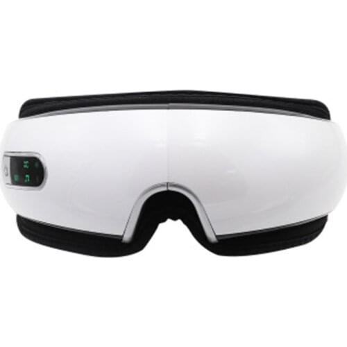 Smart USB Rechargeable Electric Eye Massager Air Pressure Hot Compress Massage Glasses Foldable Bluetooth Music Eyes Massage Car