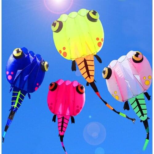 Free shipping soft tadpole kite nylon ripstop outdoor toys kites for adults octopus kite wheel albatross kite factory walk sky