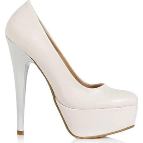 Women Thick Heel Platform High Heels Sandals Women Shoes for Women 2021 Pumps Summer Fashion Woman Thick Heel Platform White