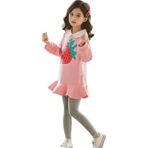 Teen Girls Clothing Sweatshirt + Leggings Tracksuits For Girls 2021 New Kids Girls Clothes Spring Autumn Childrens Sports Suit