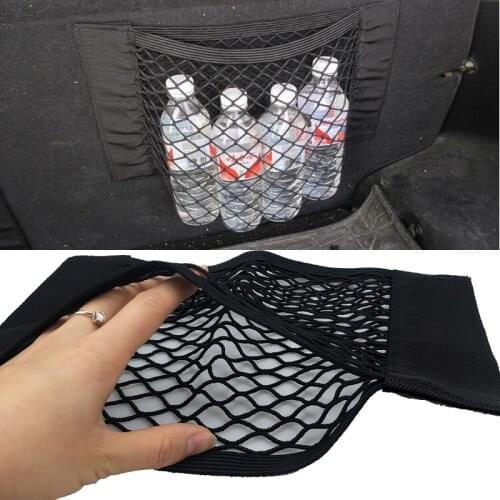 2021 Car Trunk Mesh Net Cargo Luggage Trunk For Audi A4 B5 B6 B8 A6 C5 C6 A3 A5 Q3 Q5 Q7 BMW E46 E39 E90 E36 E60 E34 E30 F30 F10