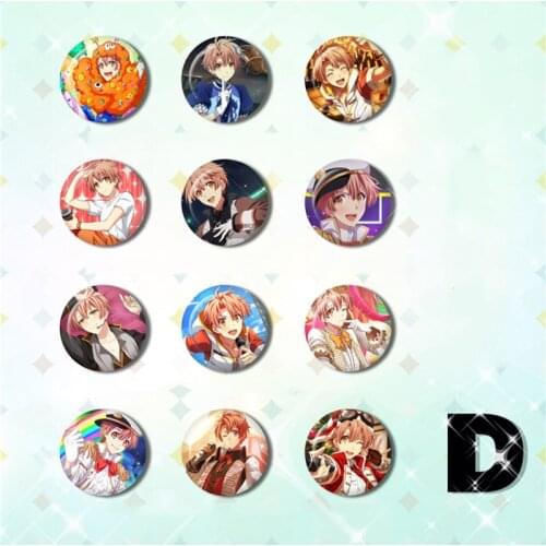 58MM IDOLiSH7 IZUMI MITSUKI Icons Backpack Decoration Pin Brooch Badges Stemma Trinkets Escudo de armas Fans