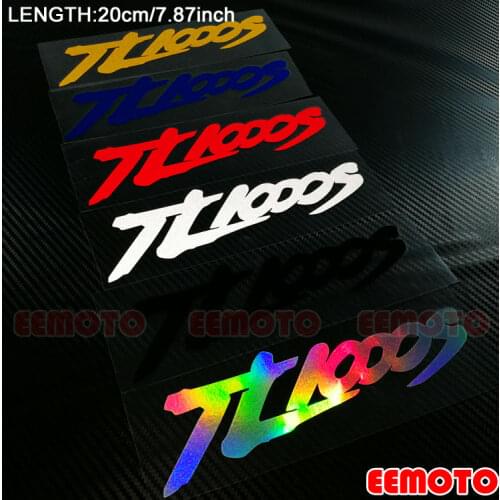 Motorcycle accessories Wheel Rims Fairing Helmet Tank Pad Label logo reflective Stickers Decals For SUZUKI TL1000S TL 1000S