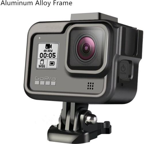 Cnc Aluminum Frame For GoPRO 8 Case For Gopro Hero 8 Frame Action Camera Sport Cam Accessories For Gopro 8 Protective Case
