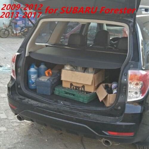 Car Styling Car Rear Trunk of Security Cargo Cover Shield for SUBARU Forester 2009-2017 Car Accessories Rear Racks Organize