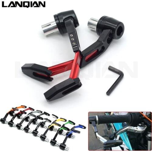 CNC Universal 7/8" 22mm Motorcycle Brake Clutch Protector Lever Guard For YAMAHA YZ125 YZ250F YZ450F YZ250X YZ250FX YZ450FX R25