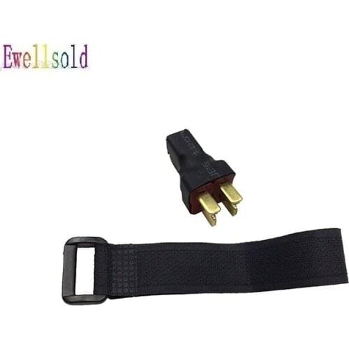 Double Battery Convert Wire T Plug Parallel line For Feiyue FY03 FY02 FY WLtoys 12428 12423 9125 Double t plug Multicolo