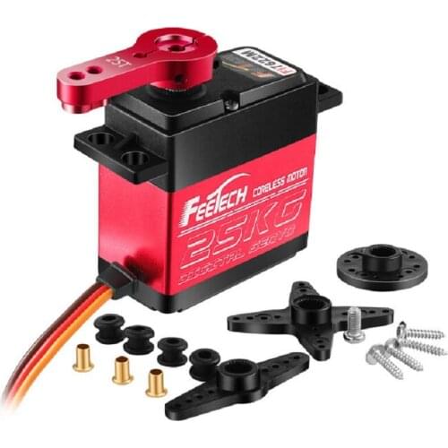 FEETECH FI7622M Digital Servo 180 Degree 7.4V 25kg.cm Magnetic Steel Gear RC Servo With Metal Arm